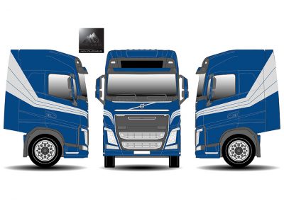 Spuiten vrachtwagen - tekening